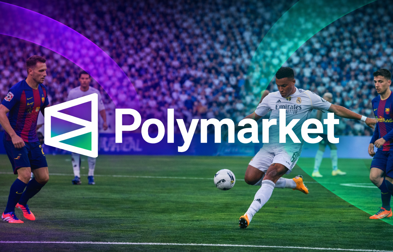Football prediction system with Polymarket visual