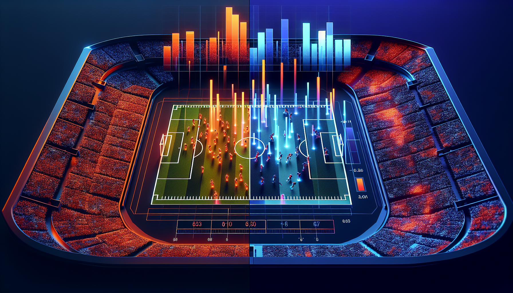 Machine learning feature engineering for football prediction - heatmaps and feature importance