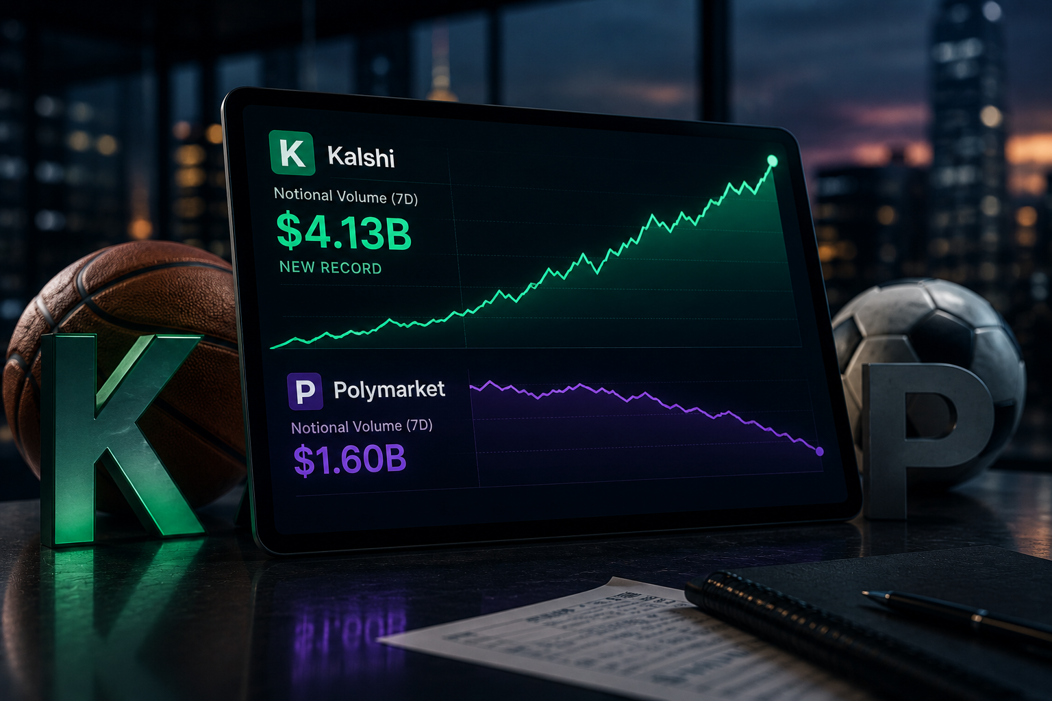 Kalshi Achieves Record Volume as Polymarket Faces Decline